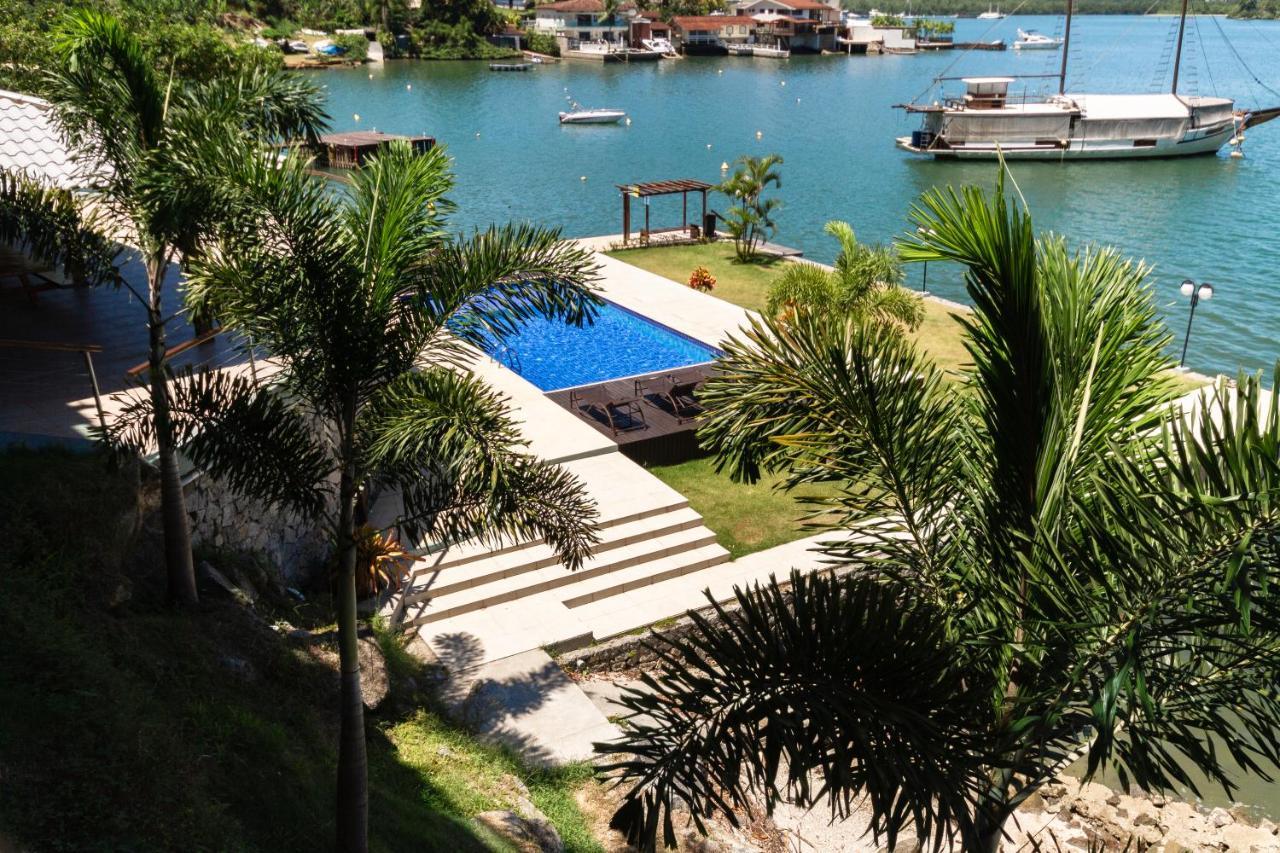 Conforto à beira mar! Apartamento com vista para o mar. Angra dos Reis Esterno foto
