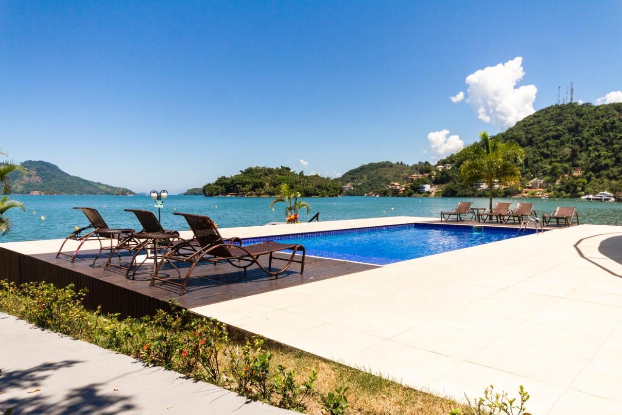 Conforto à beira mar! Apartamento com vista para o mar. Angra dos Reis Esterno foto