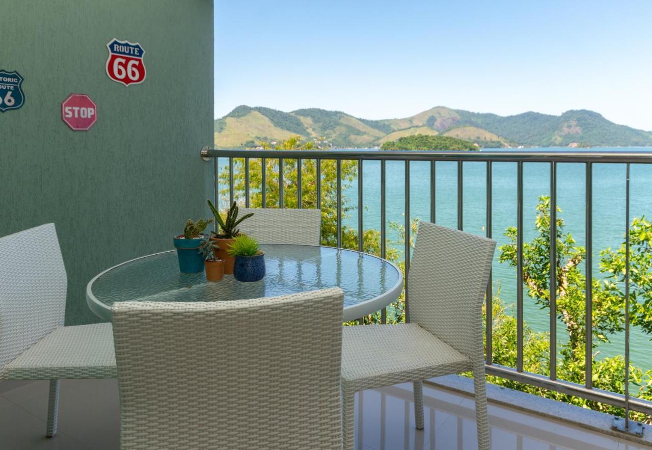 Conforto à beira mar! Apartamento com vista para o mar. Angra dos Reis Esterno foto